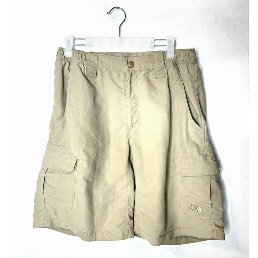 The North Face Cargo Shorts Womens S/P Outdoors Hiking Lightweight Nylon Beige